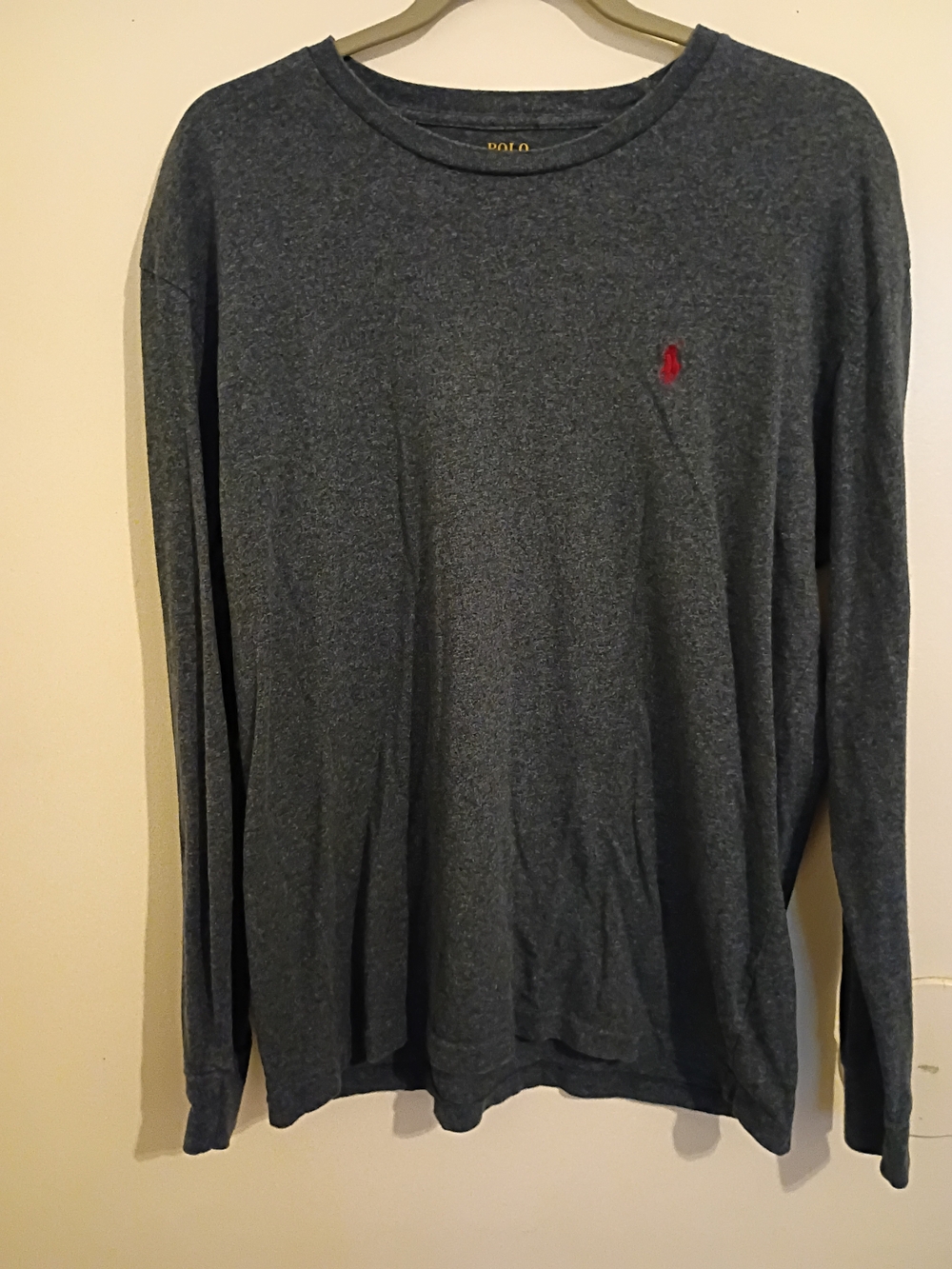 VTG Polo Ralph Lauren Long Sleeve Tee Y2K Sz M